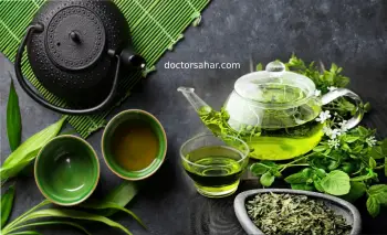 شربت سرفه گیاهی چای سبز
